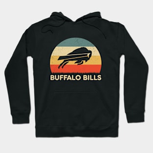 Retro Sunset Buffalo Bills Hoodie